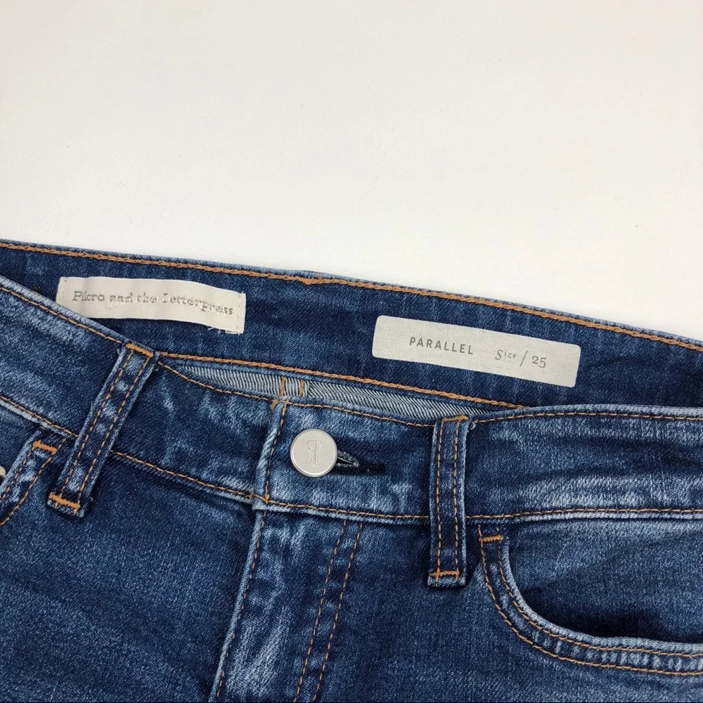 Anthro Pilcro Parallel Selvage Mid-Rise Jeans - Picture 8 of 9